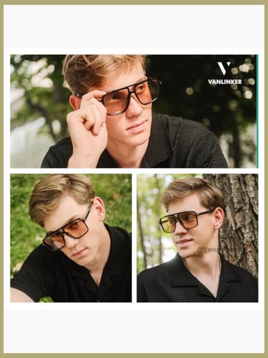 Polarized Plastic Aviator Sunglasses with UV400 Protection